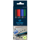 Zestaw marker&oacute;w uniwersalnych SCHNEIDER Maxx 130, 1-3 mm, 4 szt., pude�ko z zawieszk�, mix kolor&oacute;w