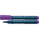 Marker permanentny SCHNEIDER Maxx 130, okr�g�y, 1-3mm, fioletowy