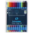 Zestaw dugopisw w etui SCHNEIDER Slider Edge, XB, 10 szt., miks kolorw