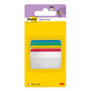 Zak�adki indeksuj�ce POST-IT&reg; do archiwizacji (686-A1), PP, wygi�te, 50, 8x38mm, 4x6 kart., mix kolor&oacute;w
