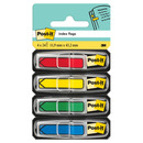Zak�adki indeksuj�ce POST-IT&reg; (684-ARR3), PP, 11, 9x43, 2mm, strza�ka, 4x24 kart., mix kolor&oacute;w