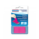 Zakadki indeksujce DONAU, PP, 25x45mm, 1x50 kart., róowe