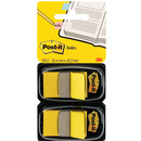 Zakładki indeksujące POST-IT (680-Y2EU), PP, 25x43mm, 2x50 kart., żółte