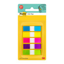 Zakadki indeksujce POST-IT (683-5CB), PP, 12x43mm, 5x20 kart., mix kolorw