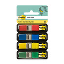Zak�adki indeksuj�ce POST-IT&reg; (683-4), PP, 11, 9x43, 2mm, 4x35 kart., mix kolor&oacute;w