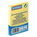 Bloczek samoprzylepny DONAU, 51x76mm, 1x100 kart., jasno�&oacute;�ty