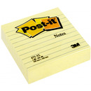 Bloczek samop. POST-IT w linie (675-YL), 100x100mm, 1x300 kart., ty