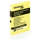 Bloczek samoprzylepny DONAU Eco, 51x76mm, 1x100 kart., jasno�&oacute;�ty