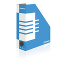 Pojemnik na dokumenty DONAU, karton, �ci�ty, A4/100mm, niebieski