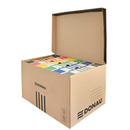 Pud�o archiwizacyjne wzmocnione DONAU, karton, zbiorcze, g&oacute;rne, br�zowe