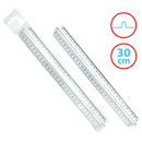 Linijka z uchwytem DONAU, 30cm, zawieszka, transparentna