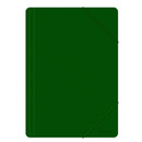 Teczka z gumk OFFICE PRODUCTS, A4, PP, 500mikr., 3-skrz., zielona