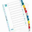 Przekadki kartonowe A4 MYLAR 1-12 kolor ELBA 100204953