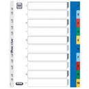 Przekładki A4 MAXI 1-10 kolor PP numeryczne 100205095 OXFORD