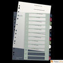 Przekładki plast. do nadruku tekstu na kartę, Leitz Style, 1-12 12380000