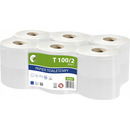 Papier toaletowy biały 100m 2warstwy makulatura(op12szt)ELLIS Ecoline