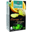 Herbata DILMAH (20 torebek) czarna z aromatem Pomarańczy i Imbiru