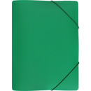 Teczka z gumk� szeroka na dokumenty A4 PP s.pomara�czy zielona TGS-01-02 BIURFOL