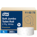 Tork - Papier toaletowy miękki Jumbo, Premium - 360m