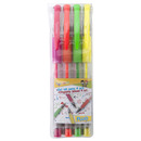 D�ugopis �elowy GIMBOO Fluo, 0,8mm, 4 szt., zawieszka, mix kolor&oacute;w