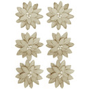 Kwiaty samop. papierowe DALIA beżowe (6) 252009 Galeria Papieru