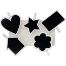 Klamerki kredowe KSZTAŁTY (5szt.) 253013 Galeria Papieru