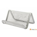 Przybornik na wizyt&oacute;wki DOTTS siatka srebrny