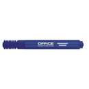 Marker permanentny OFFICE PRODUCTS, �ci�ty, 1-5mm (linia), niebieski
