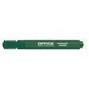 Marker permanentny OFFICE PRODUCTS, �ci�ty, 1-5mm (linia), zielony
