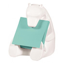 Podajnik do karteczek samoprzylepnych POST-IT&reg; Mi� (Bear-330), bia�y, w zestawie 1 bloczek Super Sticky Z-Notes