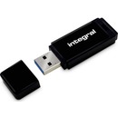 Integral USB 128GB Black, USB 3.0 with removable cap