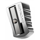 Temperówka KEYROAD Metal, aluminiowa, pojedyncza, pakowana na displayu, srebrna