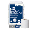 Tork SmartOne - Papier toaletowy w mini roli - 2-warstwowy