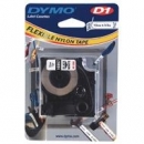 Dymo ta�ma do drukarek etykiet, D1 16957 | 12mm x 3.5m | czarny/bia�y | NYLONOWA