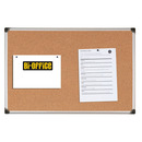 Tablica korkowa BI-OFFICE, 60x45cm, rama aluminiowa